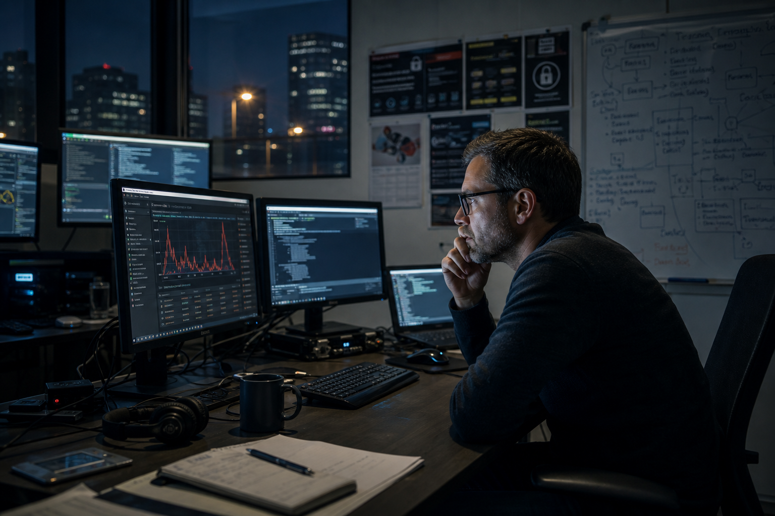 Cybersecurity Breach in Tech Office