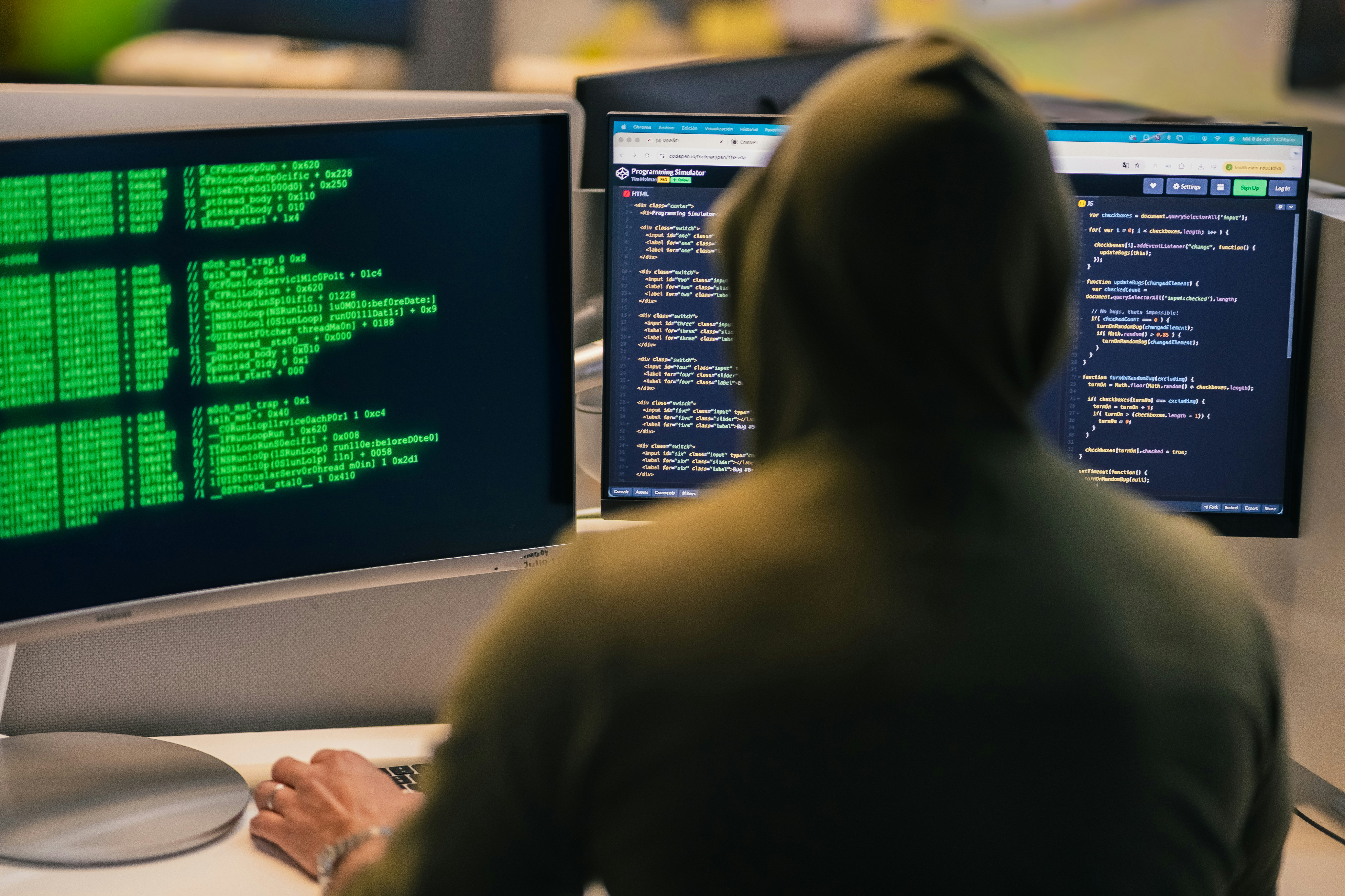 Cyber hacker