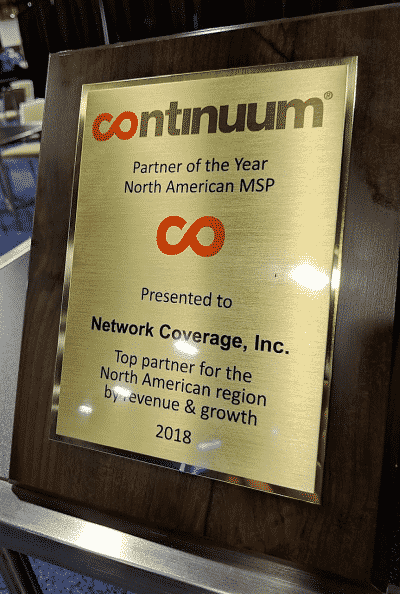 Continuum's North American Partner of the Year 2018!